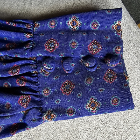Brooks Brothers Blue Floral Dress - Picture 9 of 12